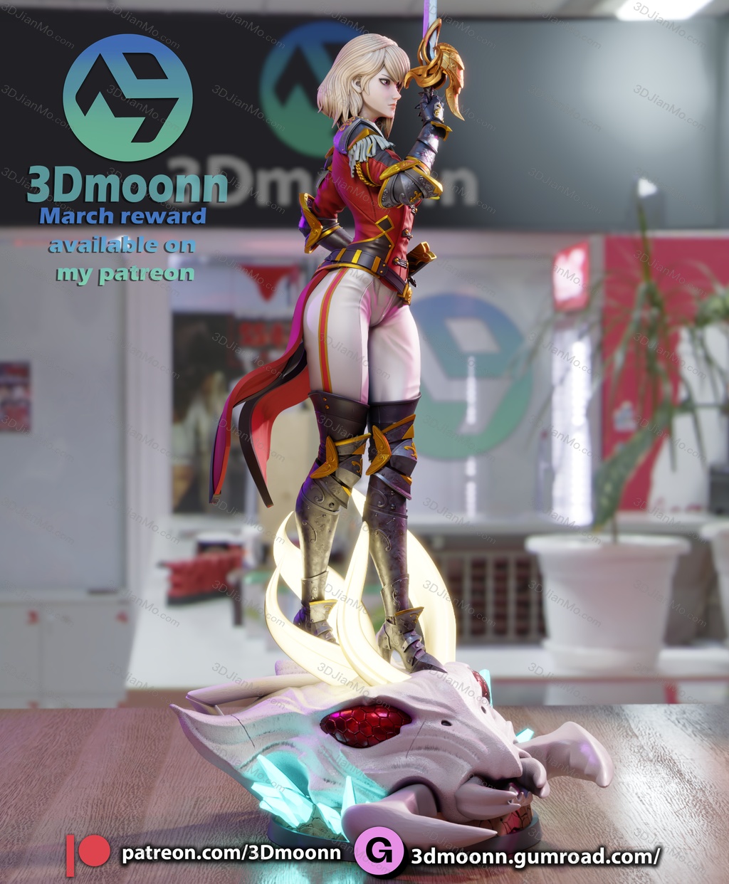 3Dmoonn 我独自升级 车慧怡