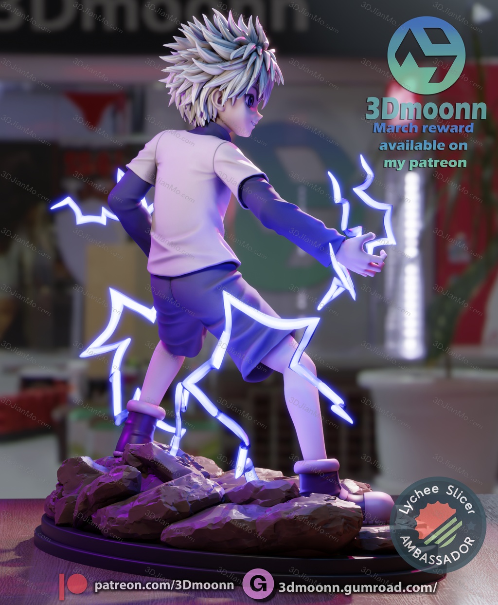 3Dmoonn 全职猎人 奇犽·揍敌客