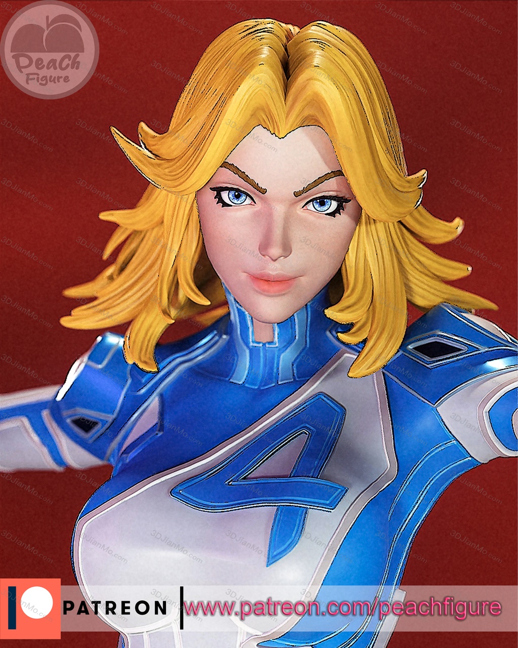 Peach Figure 漫威 隐形女侠