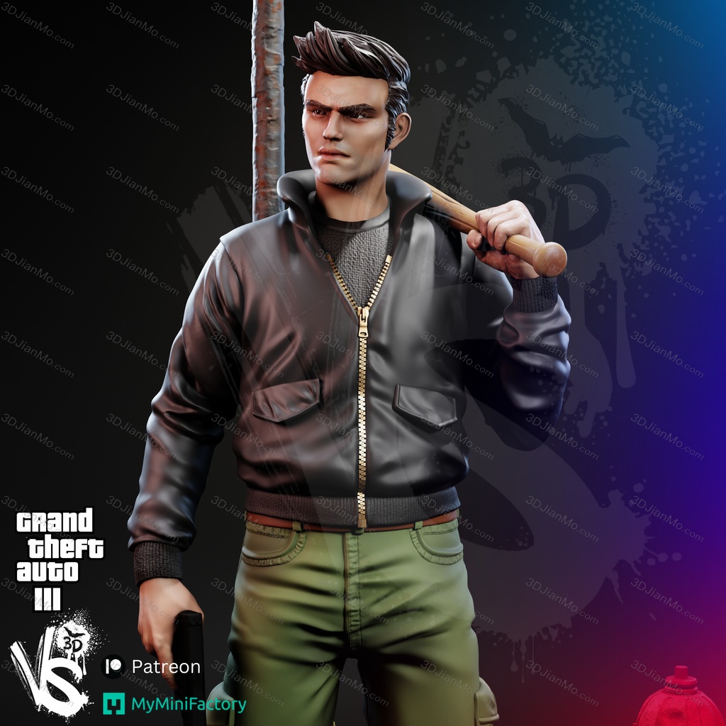 VS3D 侠盗猎车手 克劳德·斯平德