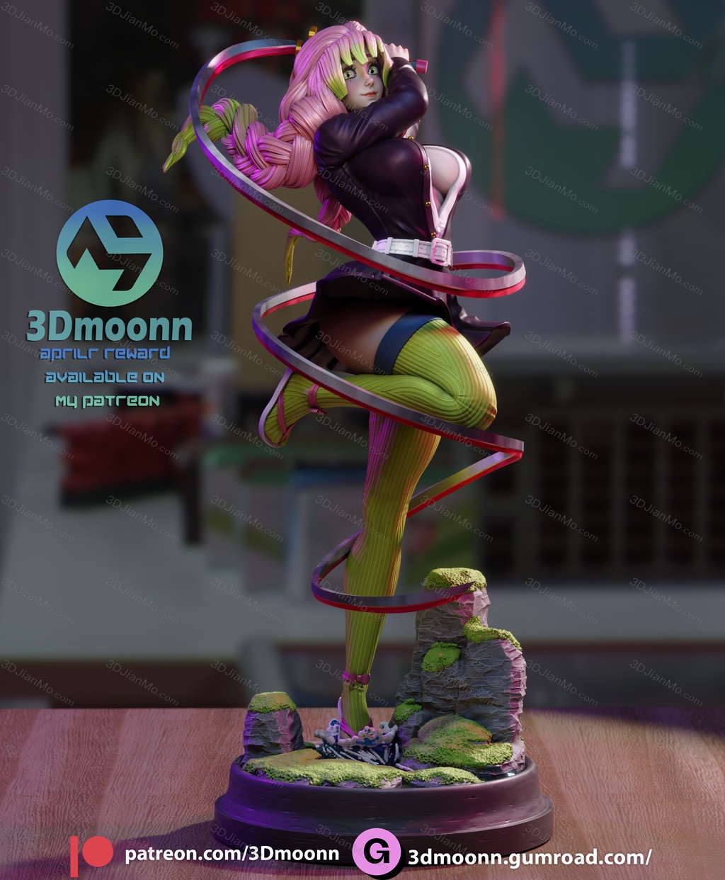 3Dmoonn 鬼灭之刃 甘露寺蜜璃