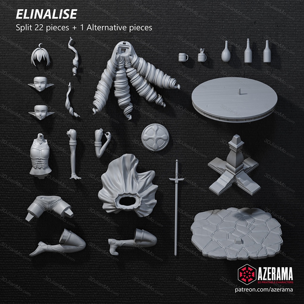 Azerama 无职转生 艾莉娜丽洁·杜拉冈罗德