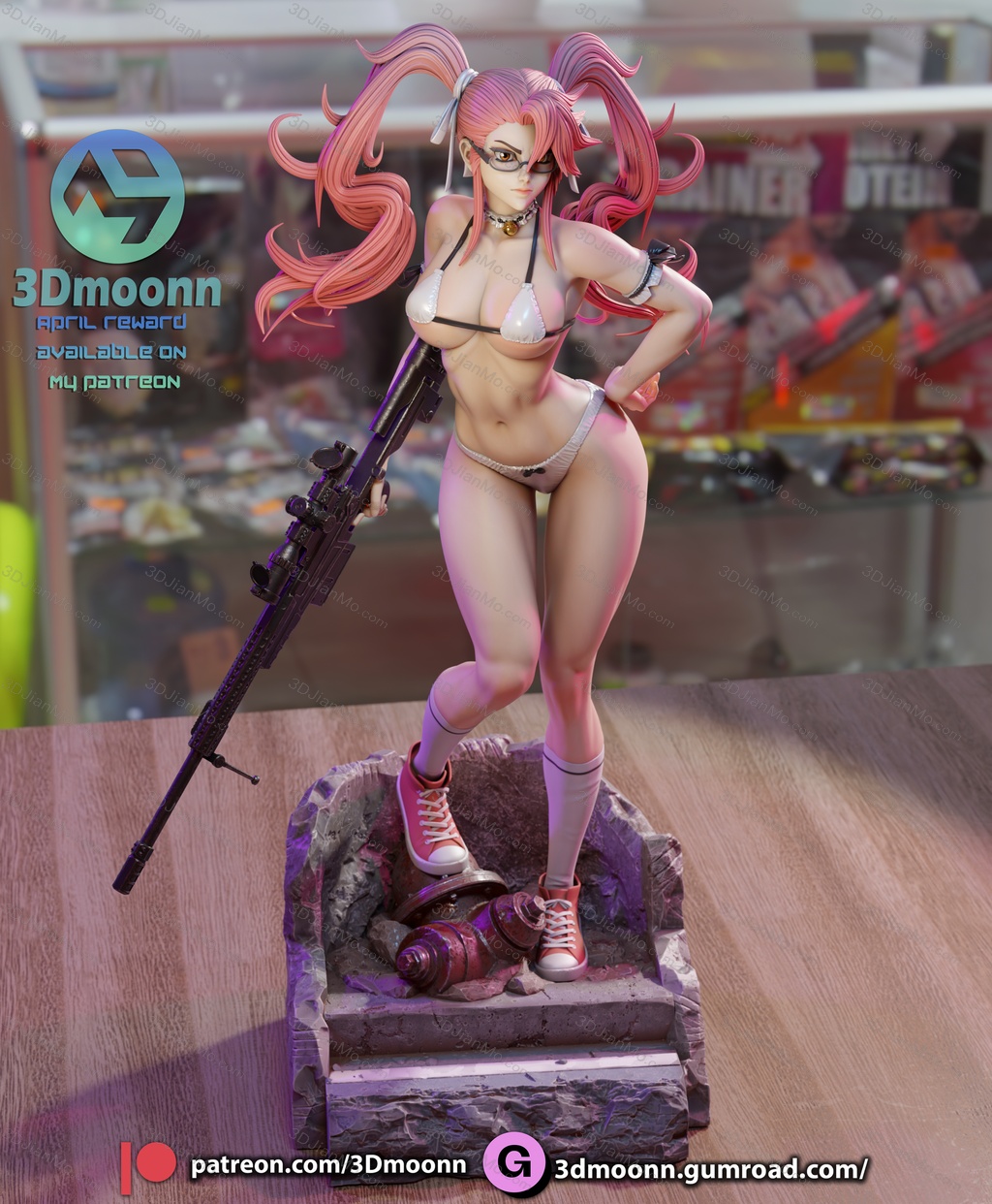 3Dmoonn 学园默示录 高城沙耶