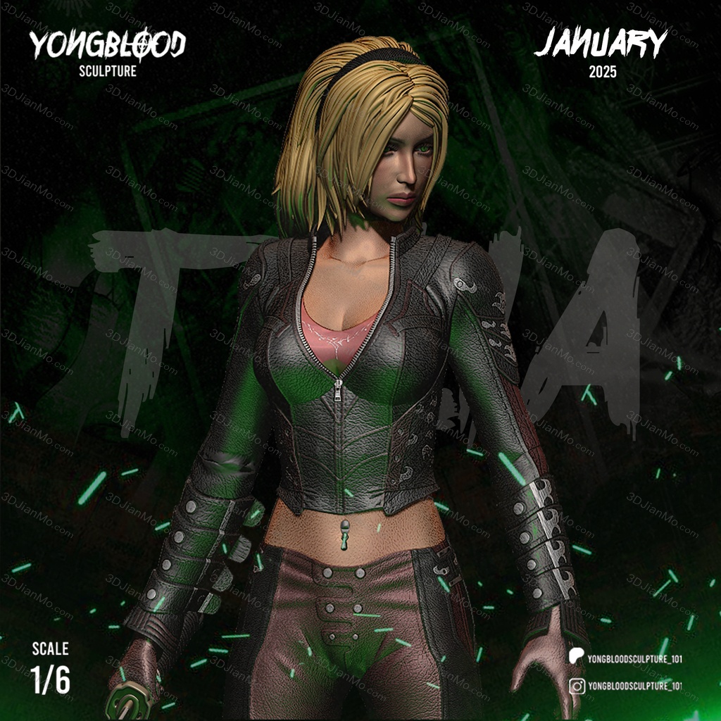 Yongblood Sculpture DC漫画 塔利亚·艾尔·古尔