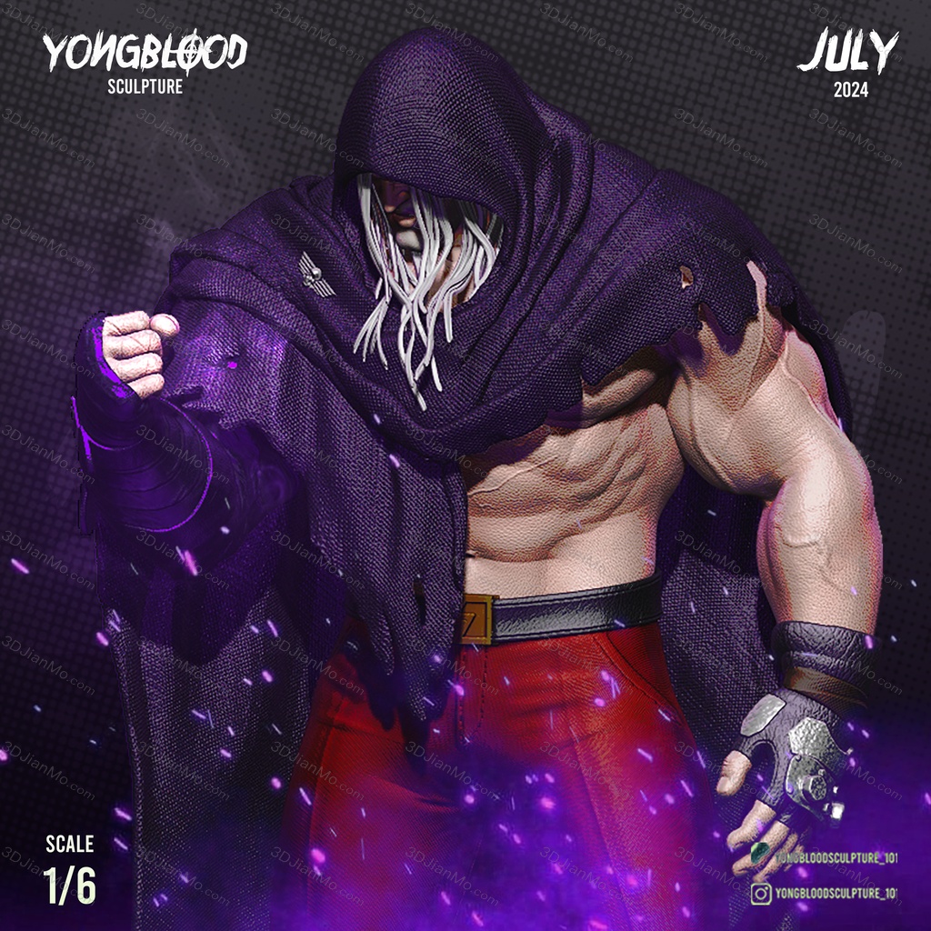 Yongblood Sculpture 街头霸王 将军拜森