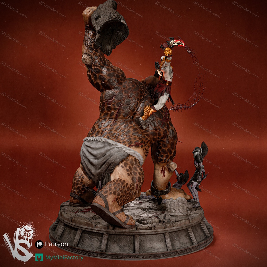 VS3D 诸神黄昏 奎托斯大战独眼巨人