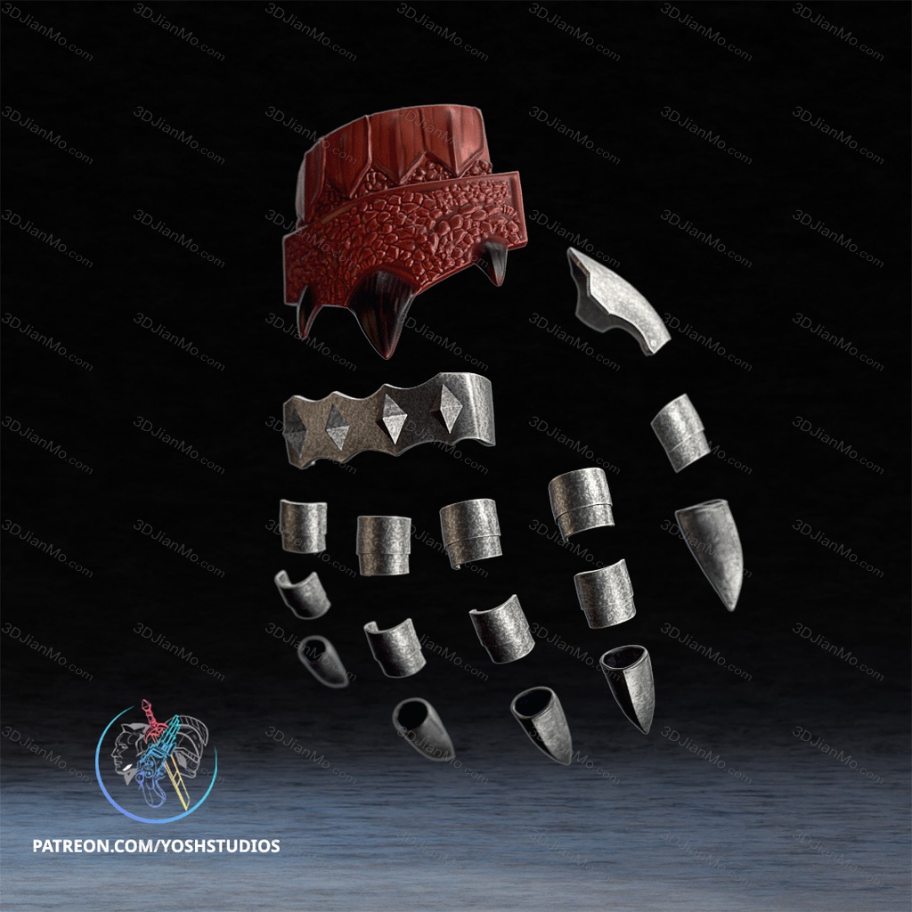 Yosh ‌怪物猎人 雄火龙的盔甲