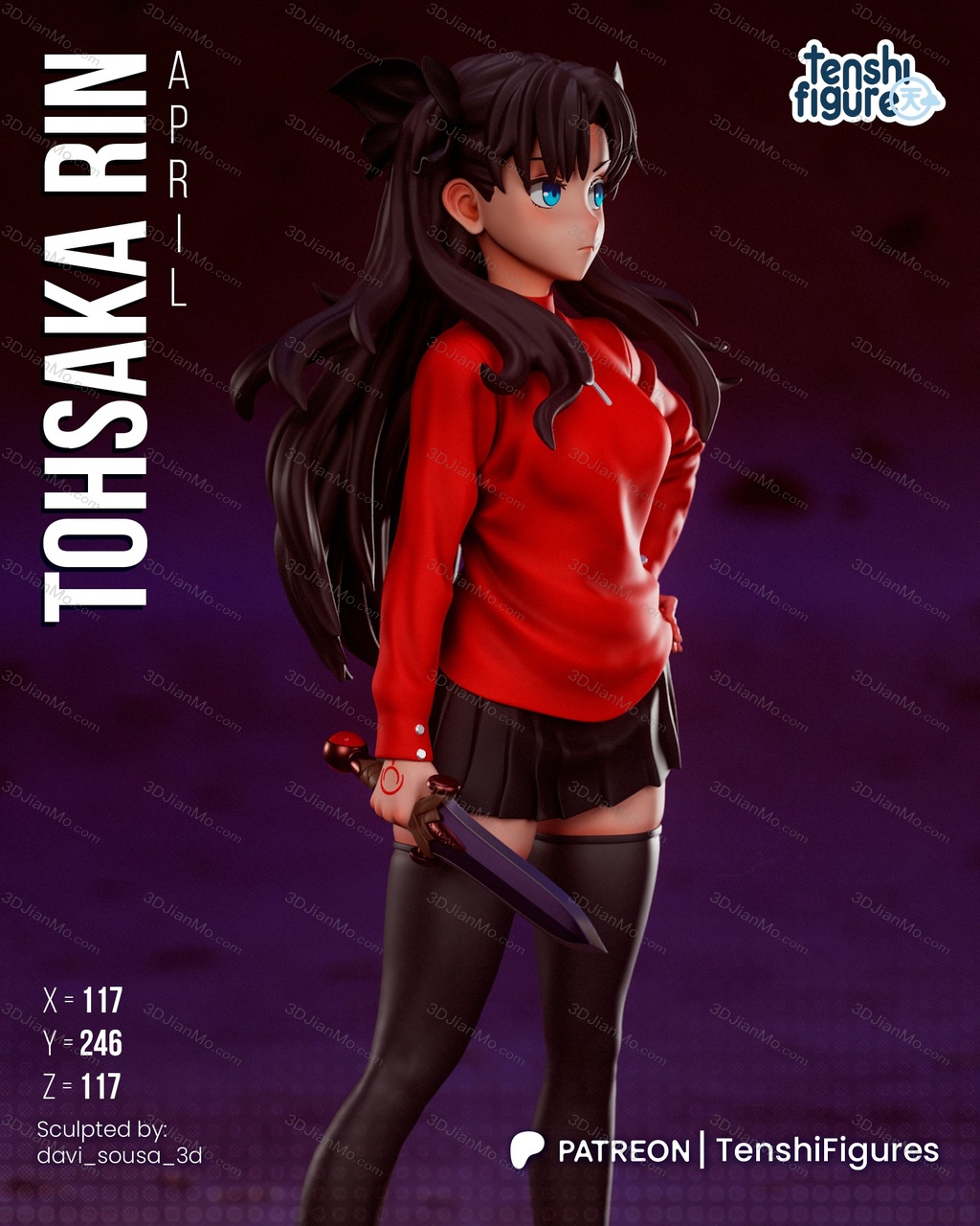 Tenshi Figures 命运之夜 远坂凛