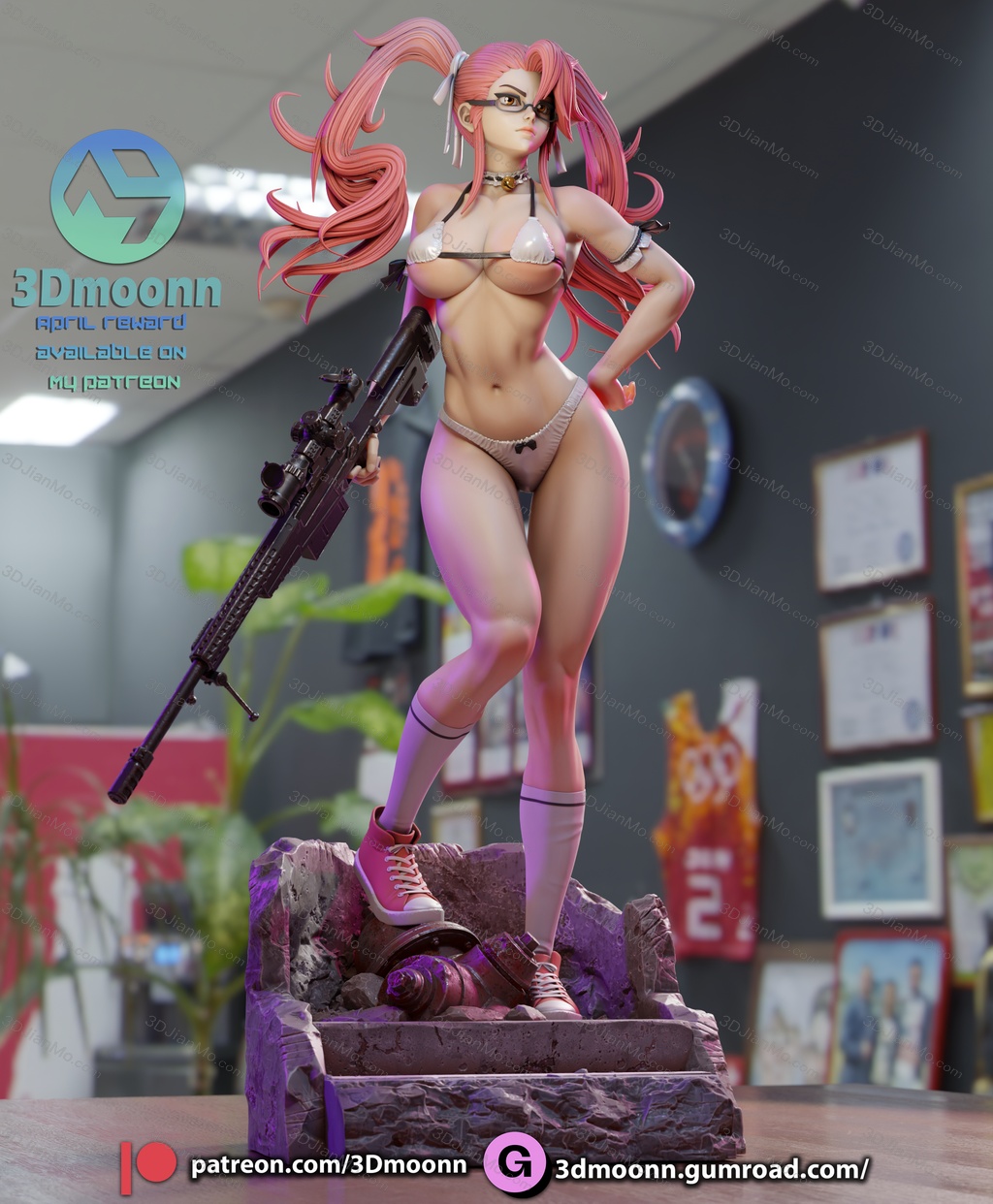 3Dmoonn 学园默示录 高城沙耶