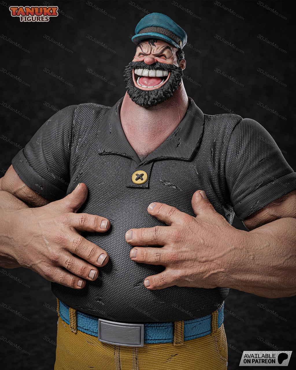 Tanuki Figures 大力水手 波比
