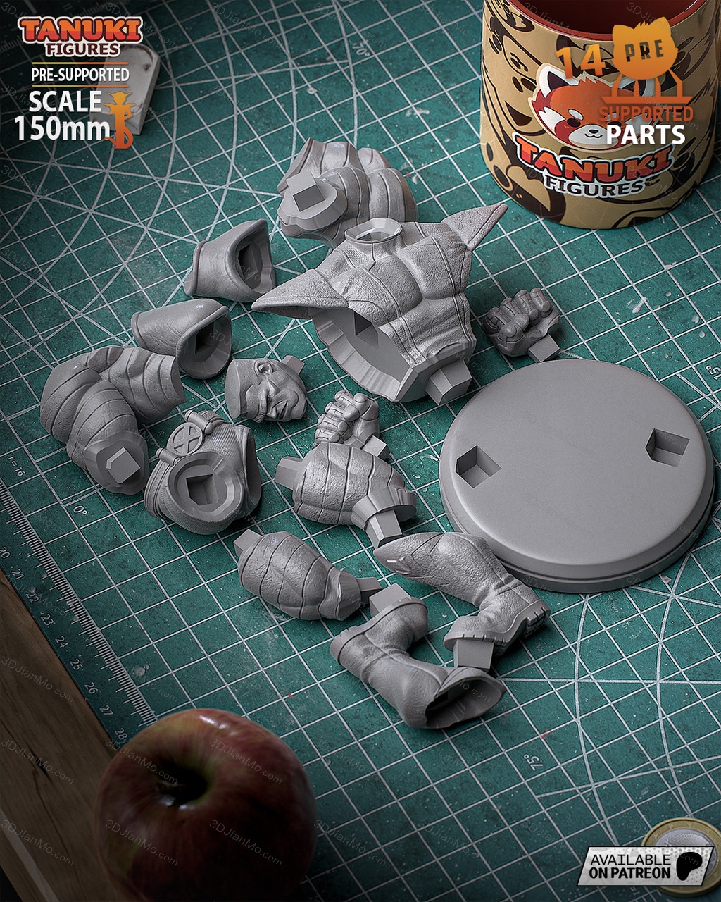 Tanuki Figures 漫威 钢力士