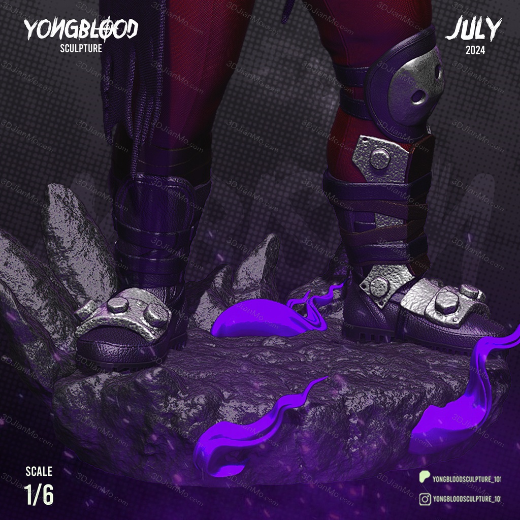 Yongblood Sculpture 街头霸王 将军拜森