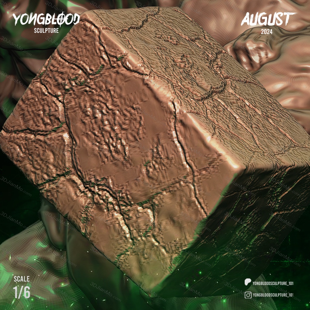 Yongblood Sculpture DC漫画 泥脸