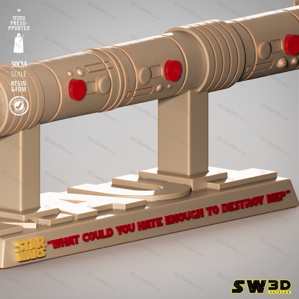 SW3D 星球大战 达斯·摩尔的双头剑