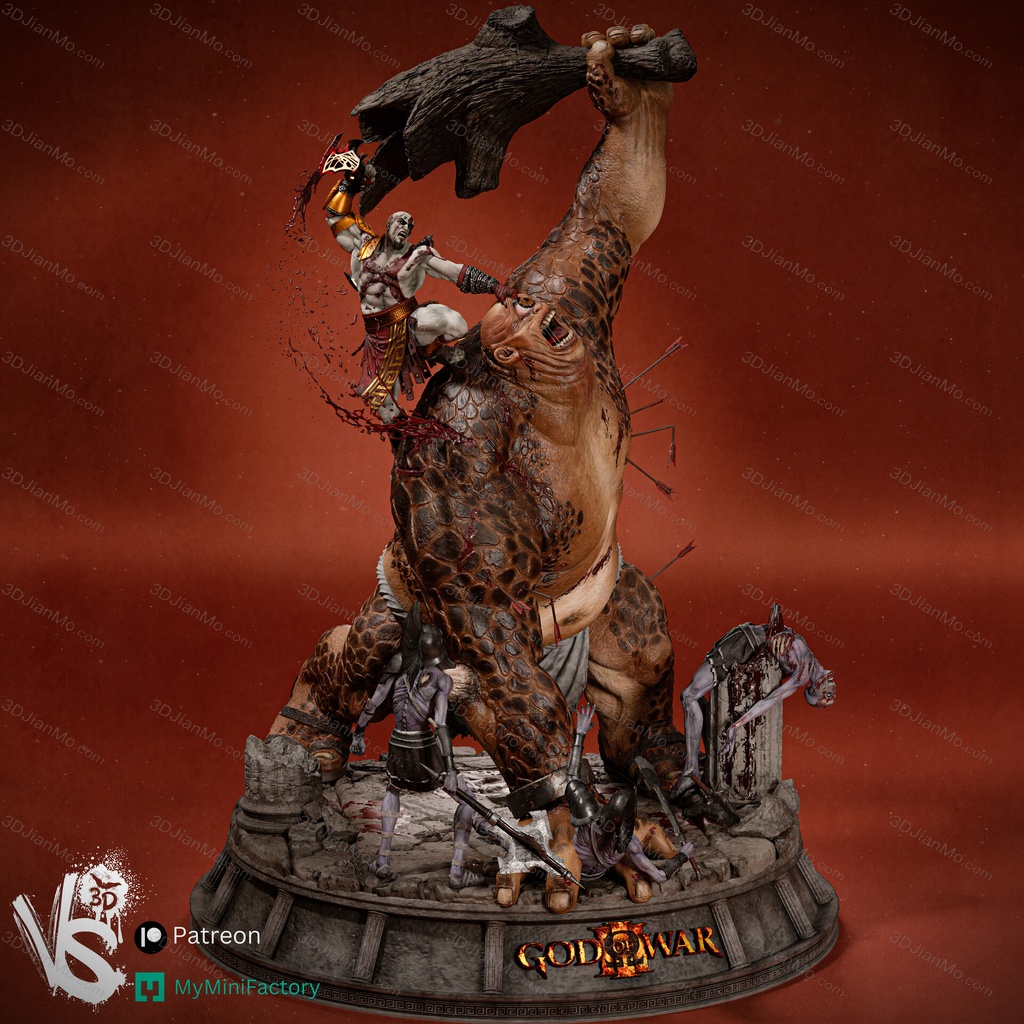 VS3D 诸神黄昏 奎托斯大战独眼巨人