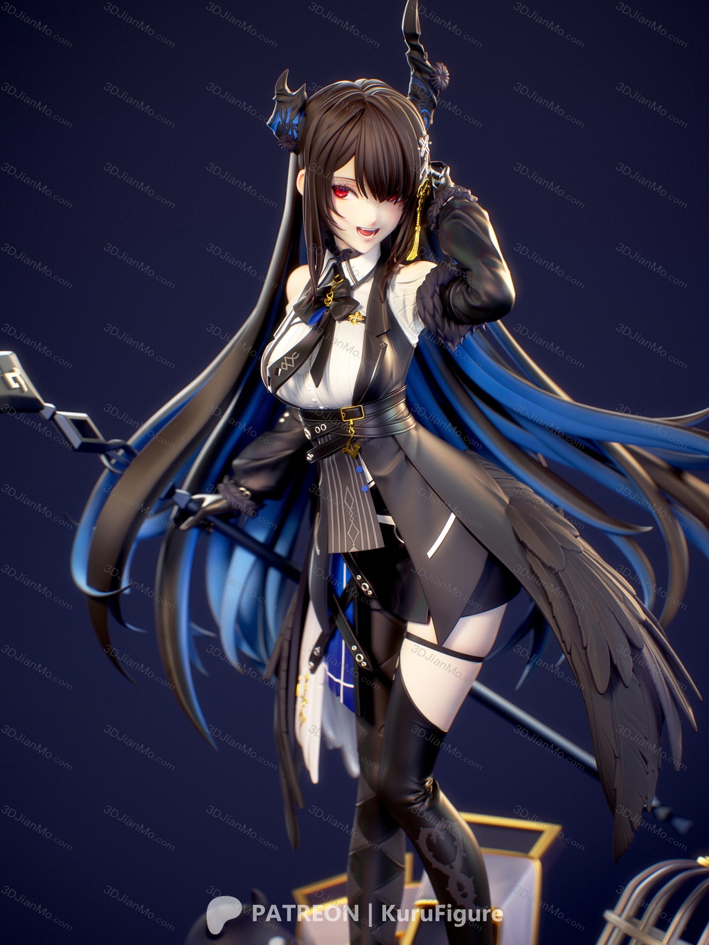 Kuru Figure 虚拟偶像 纳瑞莎·雷文克罗夫特