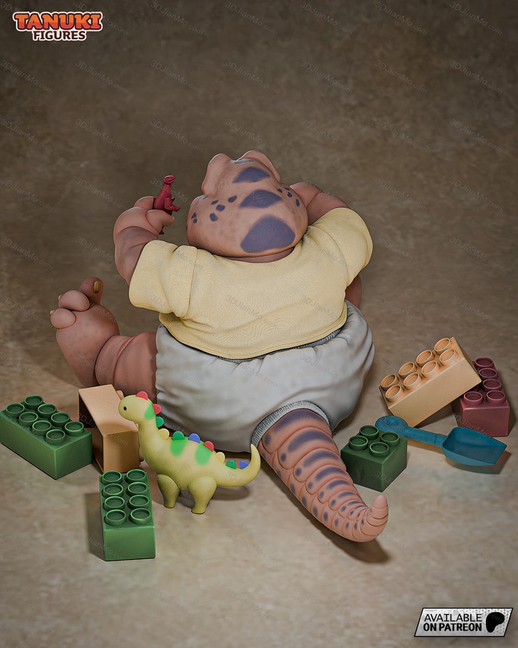 Tanuki Figures 恐龙宝宝