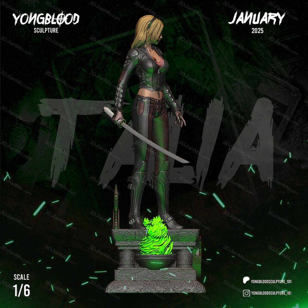 Yongblood Sculpture DC漫画 塔利亚·艾尔·古尔