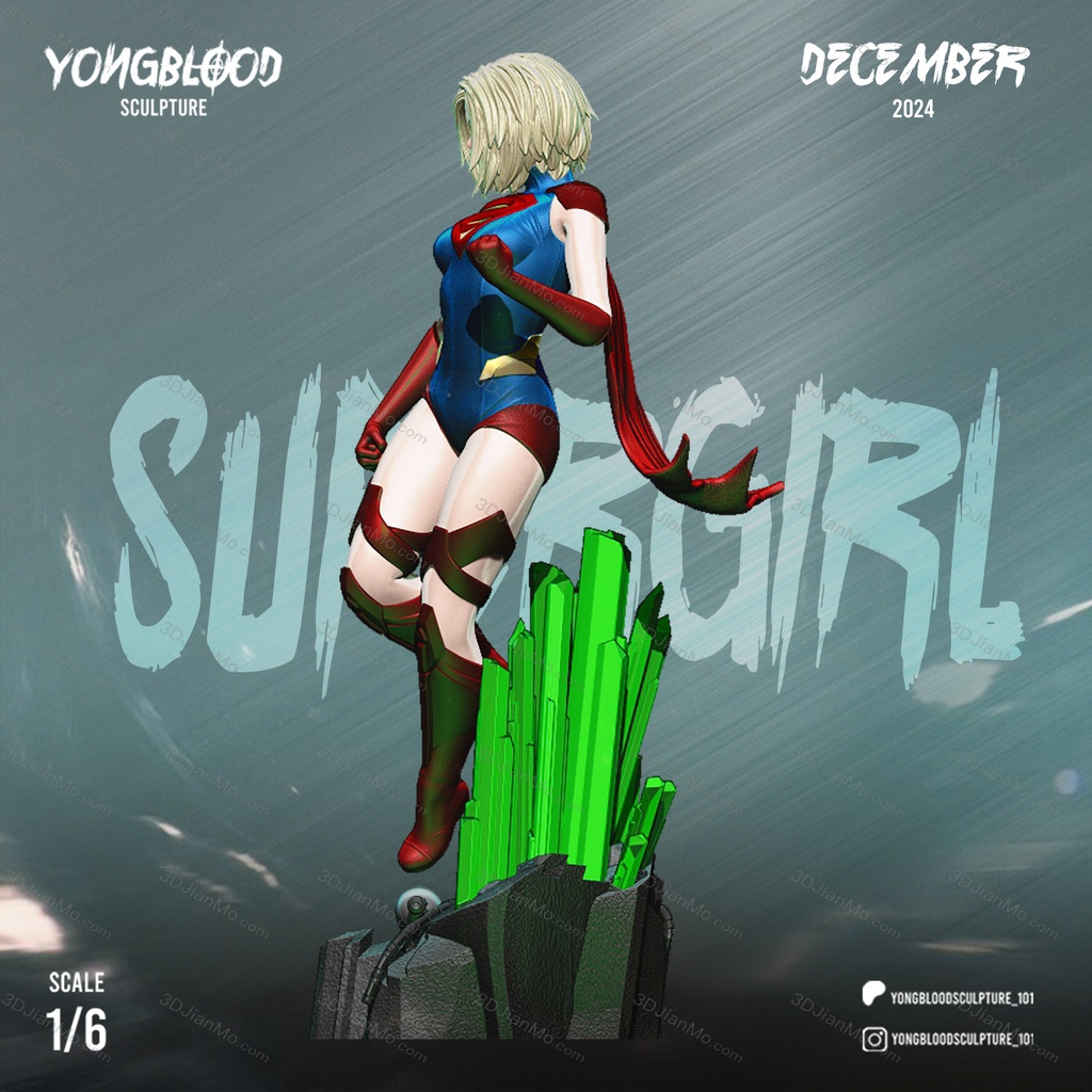 Yongblood Sculpture DC漫画 女超人