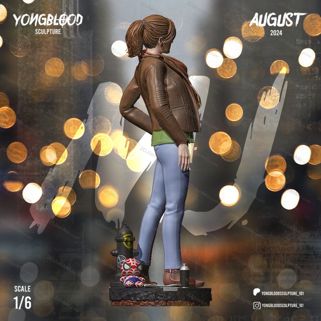 Yongblood Sculpture 漫威 玛丽·简·沃森