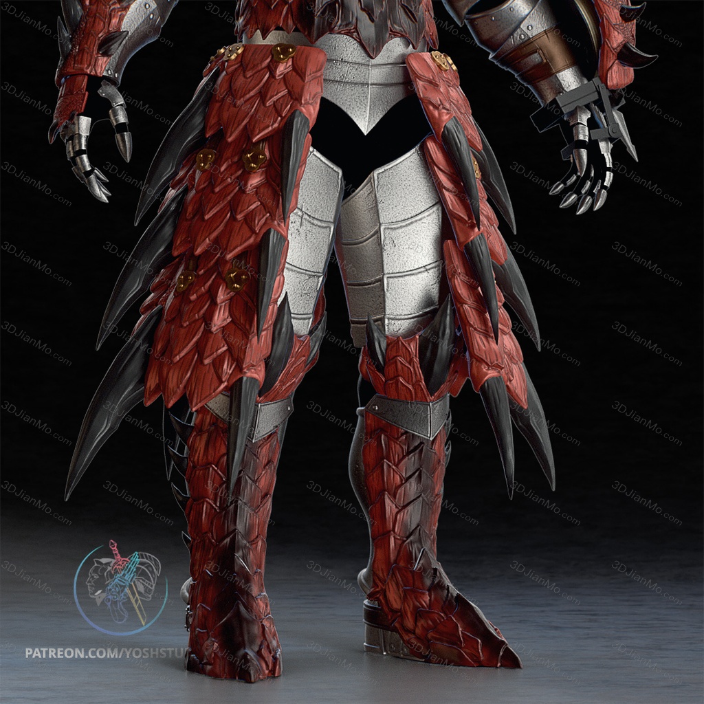 Yosh ‌怪物猎人 雄火龙的盔甲