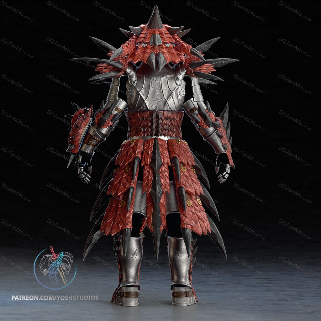 Yosh ‌怪物猎人 雄火龙的盔甲