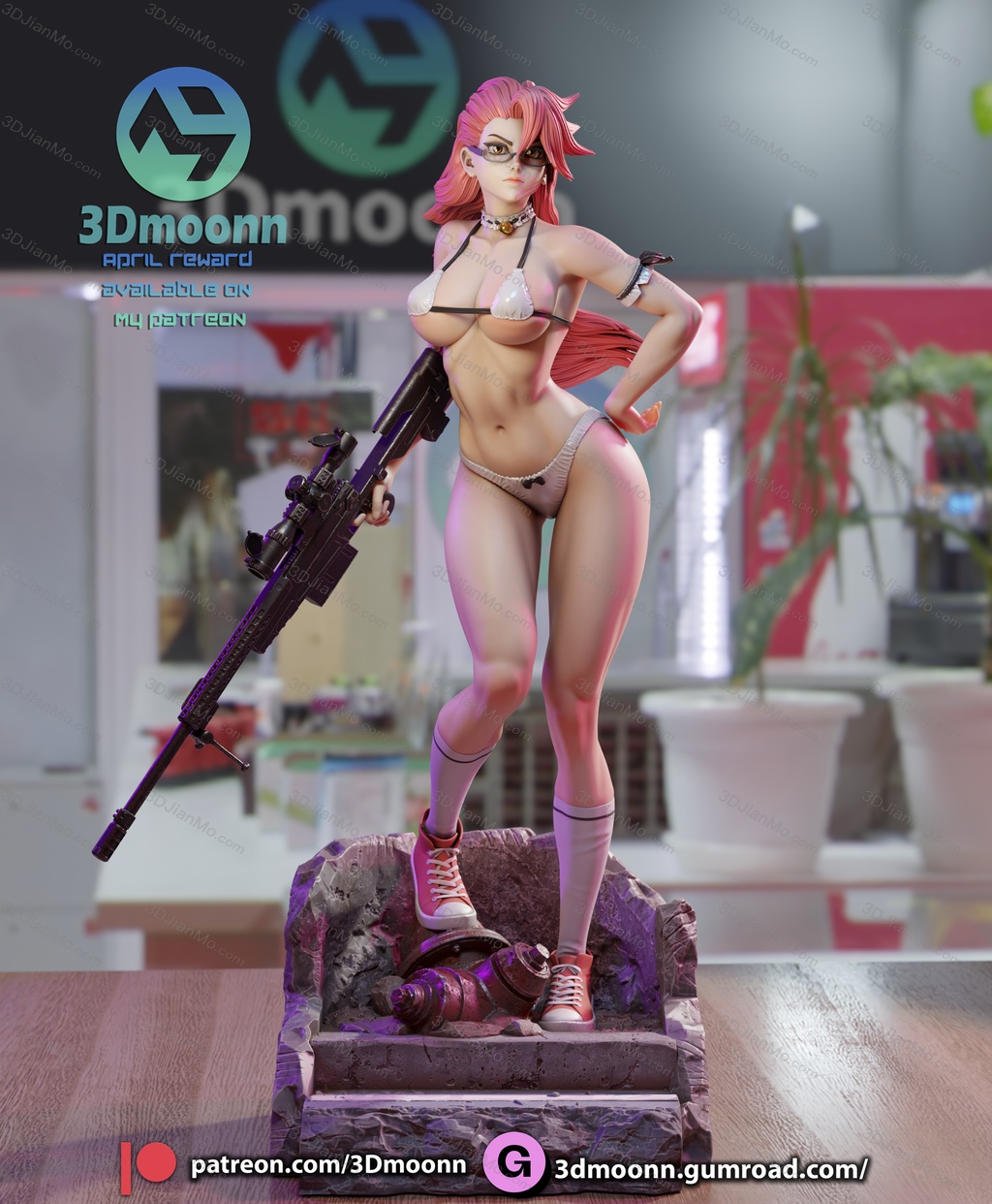 3Dmoonn 学园默示录 高城沙耶