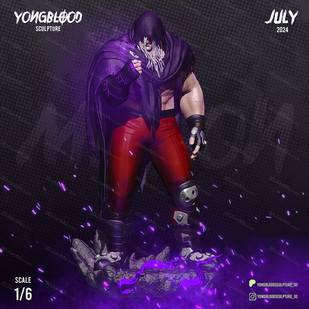 Yongblood Sculpture 街头霸王 将军拜森