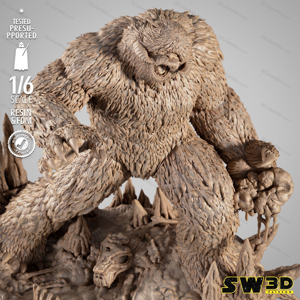 SW3D 星球大战 雪地怪兽丸帕