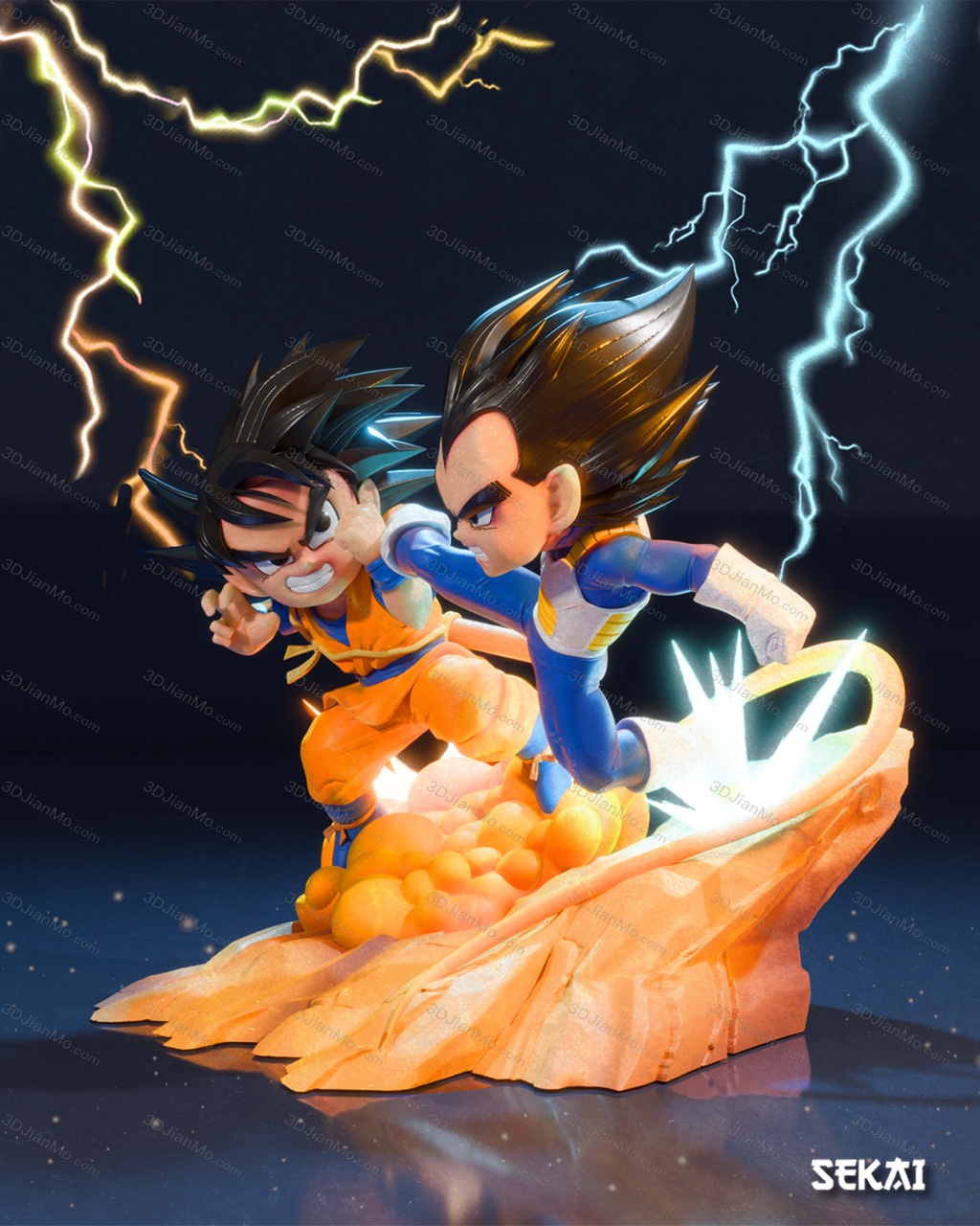 Sekai 龙珠 悟空对战贝吉塔