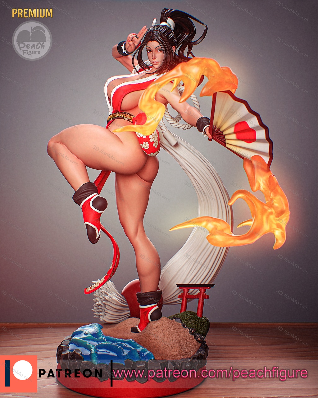 Peach Figure 拳皇 不知火舞