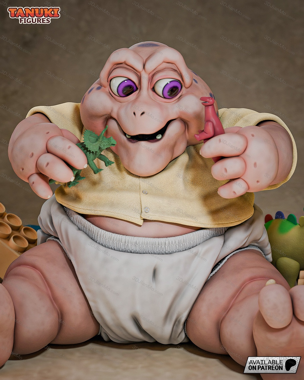 Tanuki Figures 恐龙宝宝