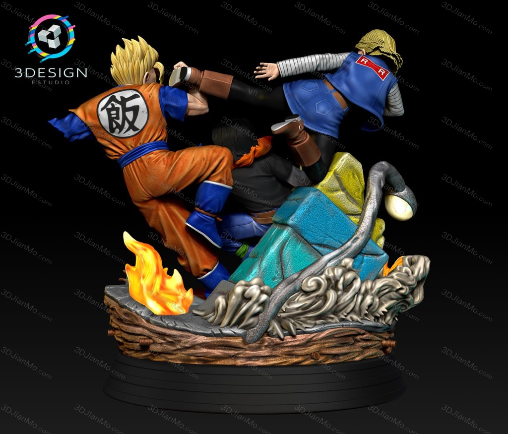 龙珠 悟饭大战人造人