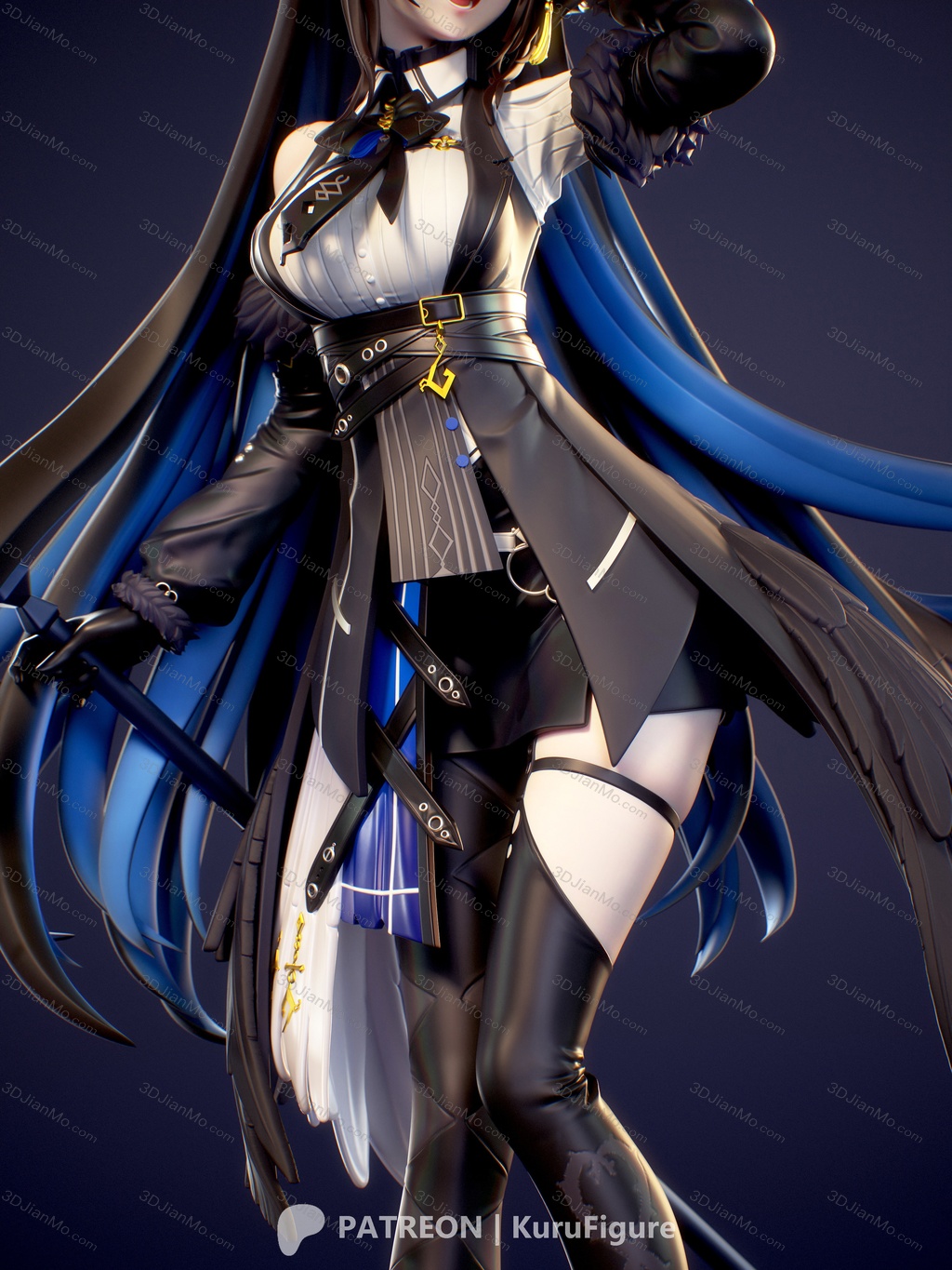 Kuru Figure 虚拟偶像 纳瑞莎·雷文克罗夫特