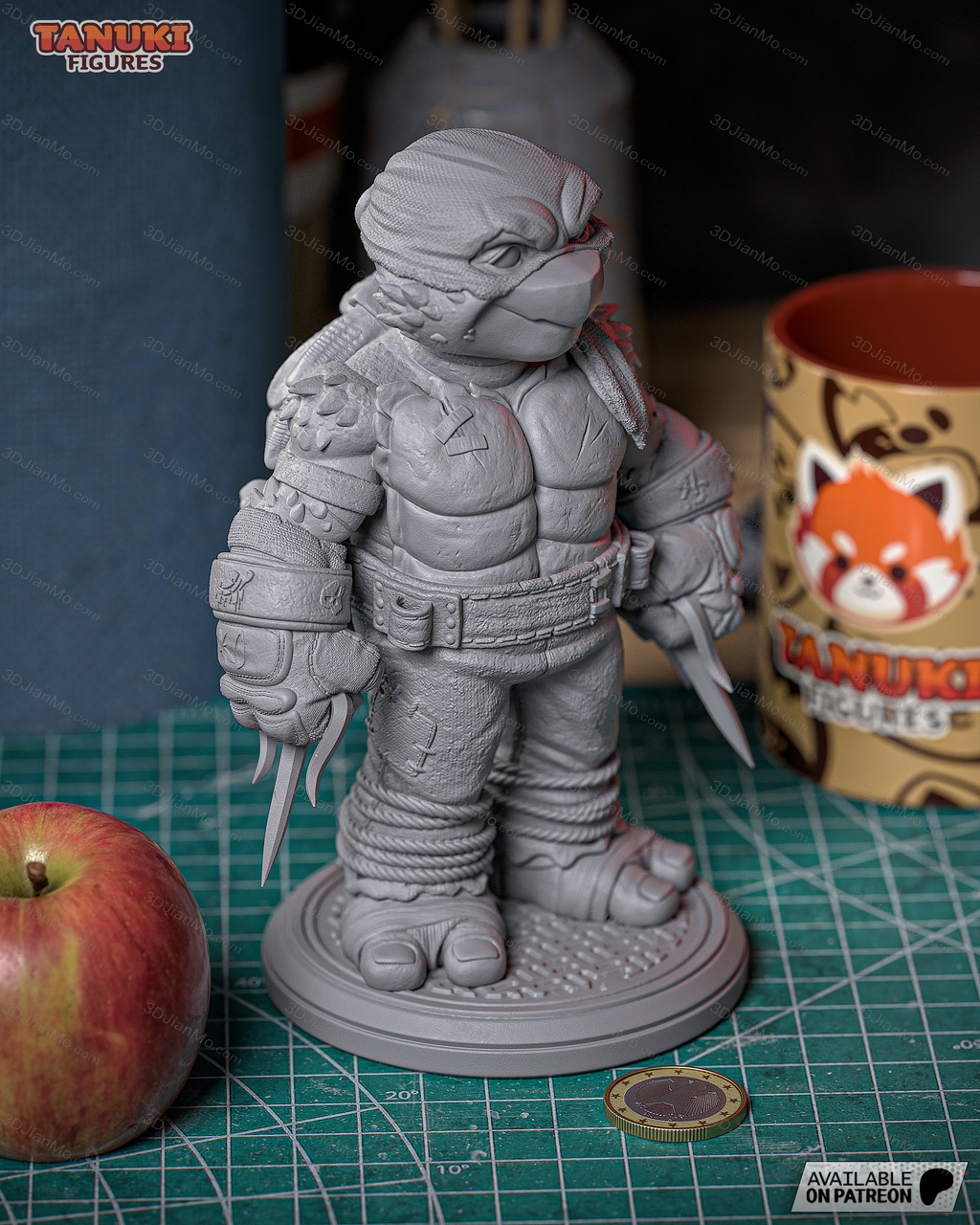 Tanuki Figures 忍者神龟 拉斐尔