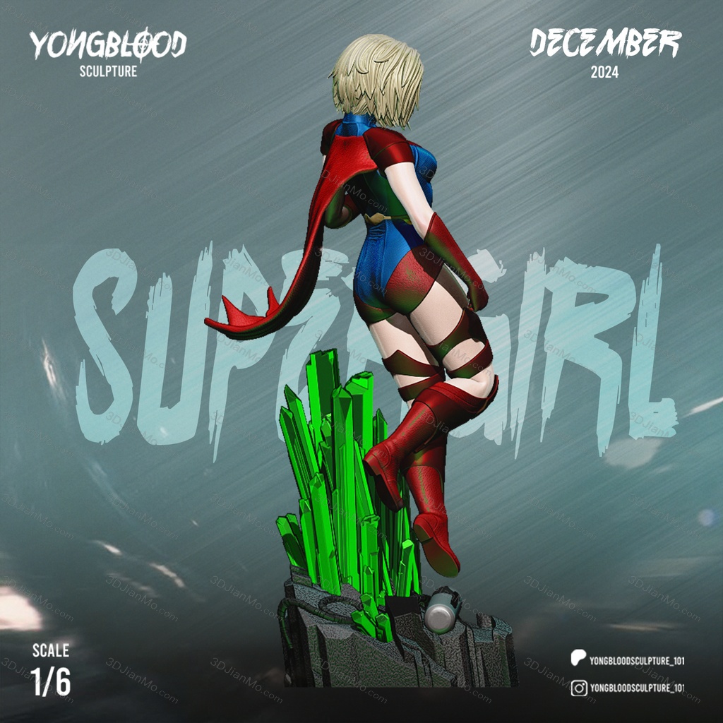 Yongblood Sculpture DC漫画 女超人