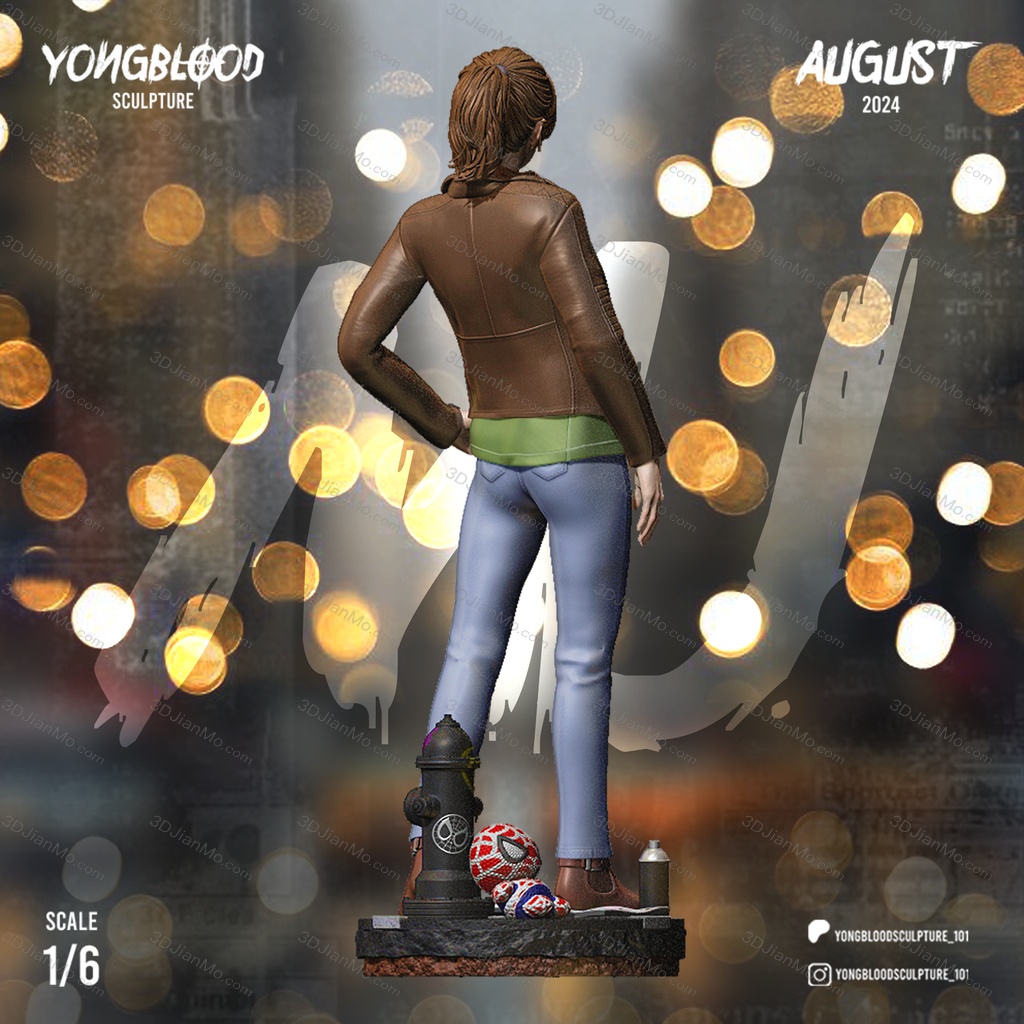 Yongblood Sculpture 漫威 玛丽·简·沃森