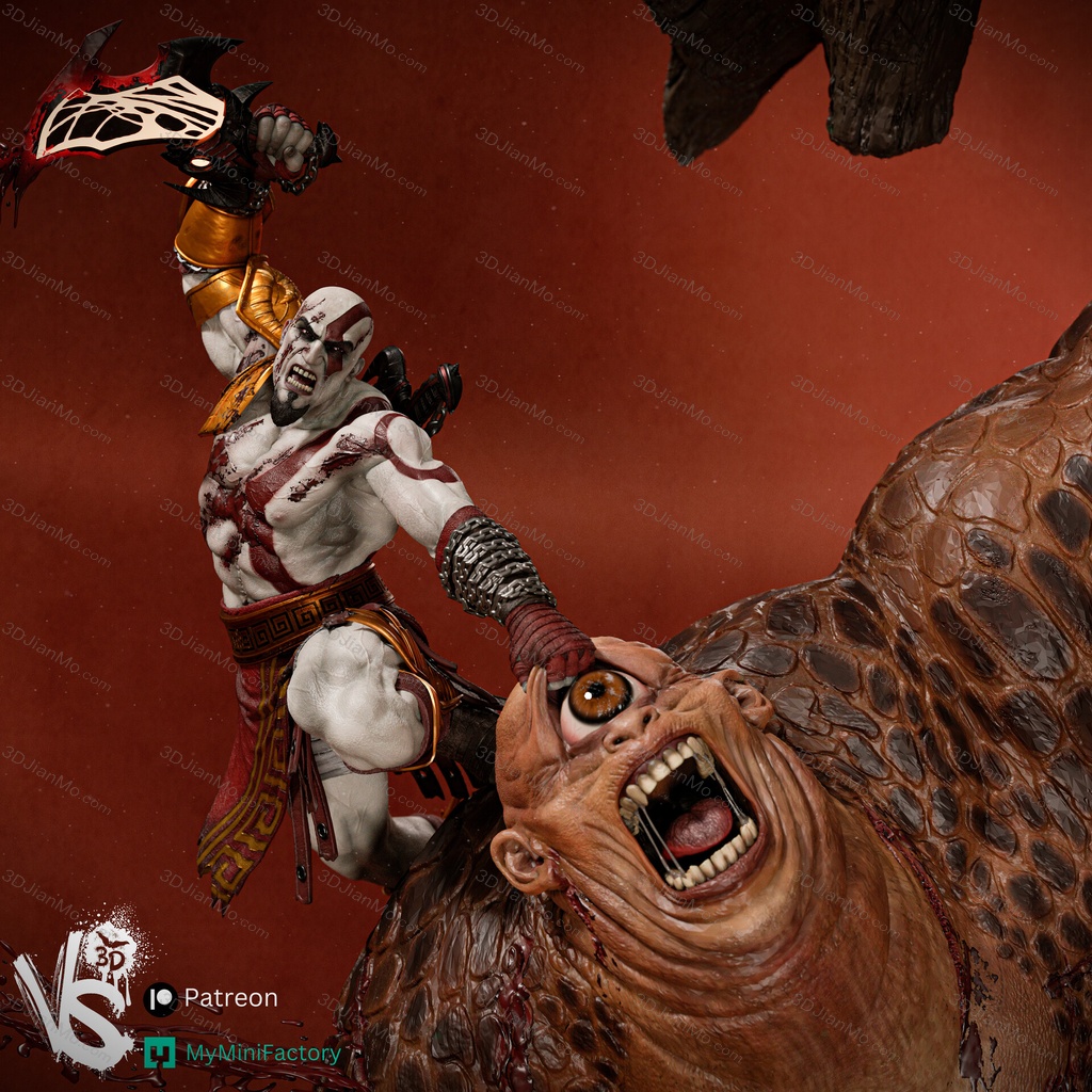 VS3D 诸神黄昏 奎托斯大战独眼巨人