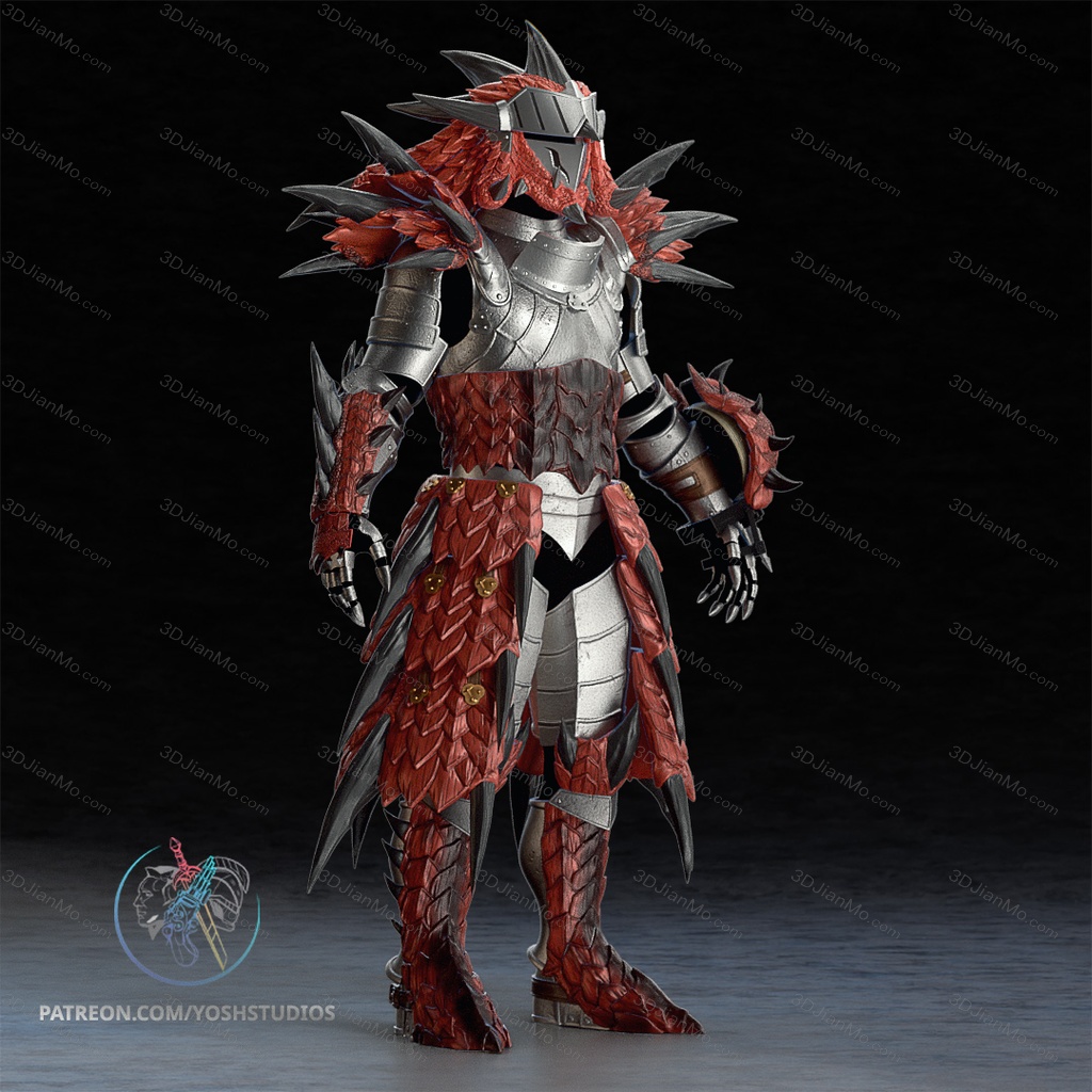 Yosh ‌怪物猎人 雄火龙的盔甲