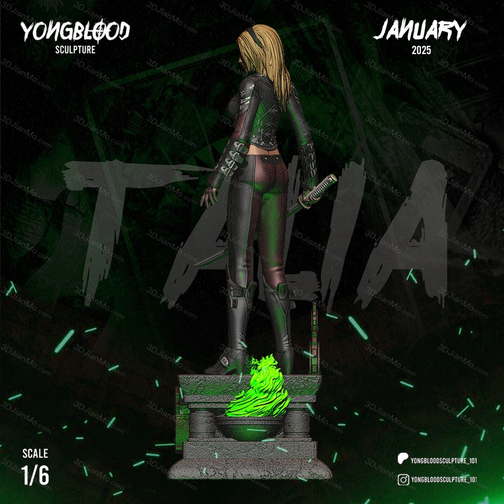 Yongblood Sculpture DC漫画 塔利亚·艾尔·古尔