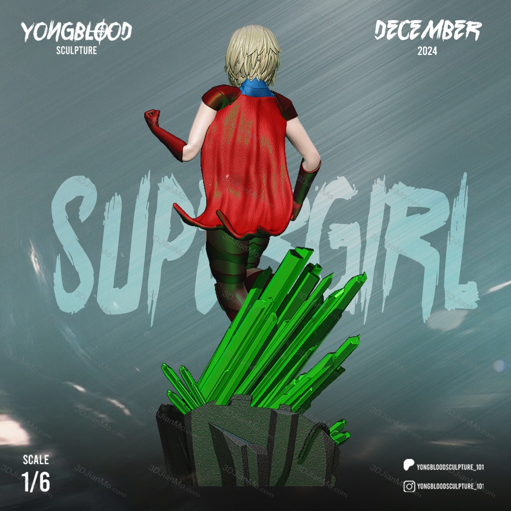 Yongblood Sculpture DC漫画 女超人