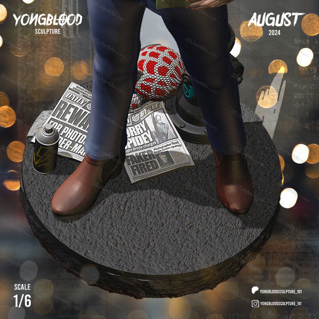 Yongblood Sculpture 漫威 玛丽·简·沃森