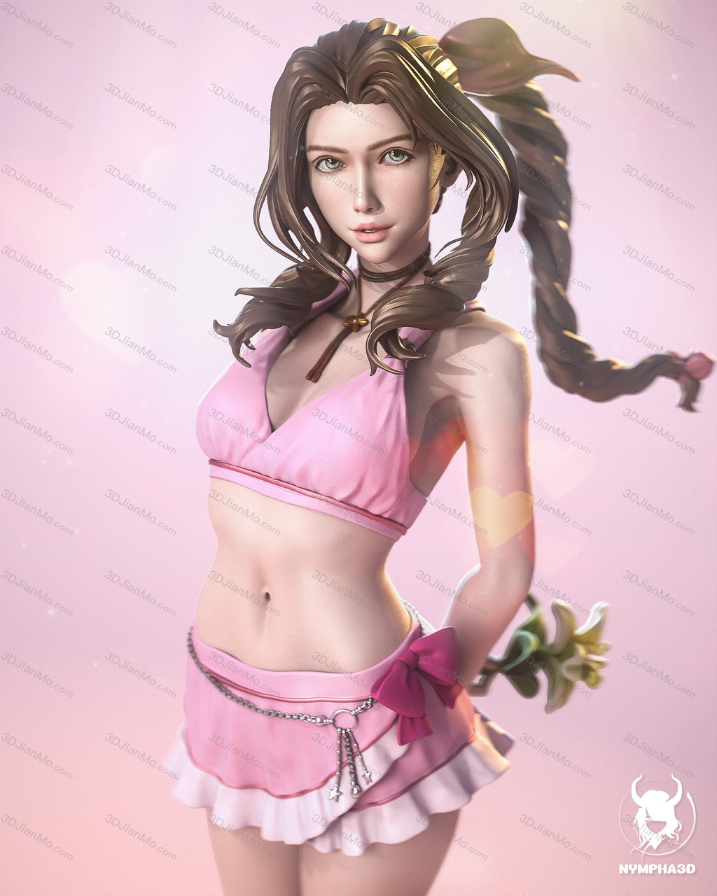 NYMPHA 3D 最终幻想 爱丽丝·盖恩斯巴勒和蒂法·洛克哈特