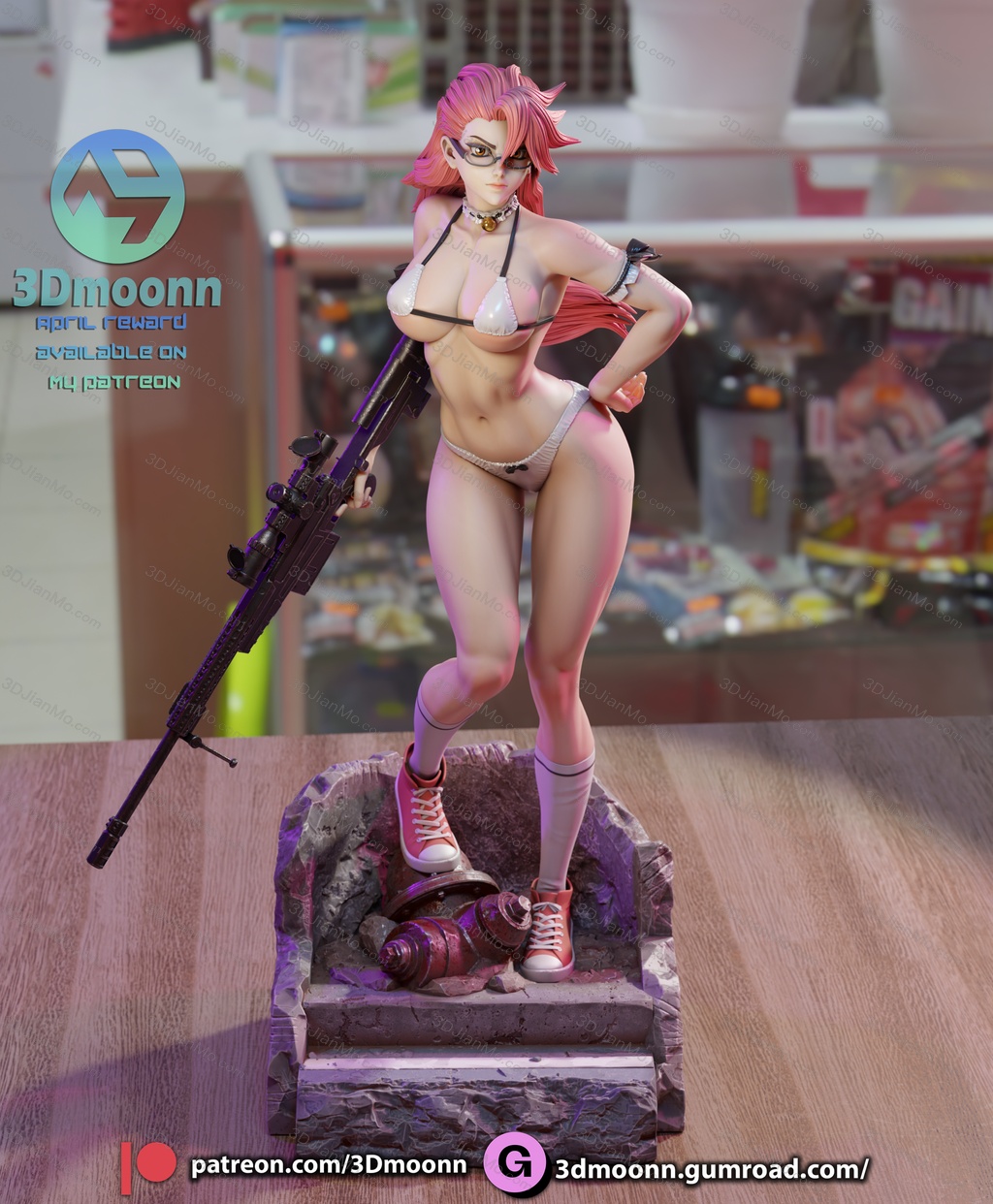 3Dmoonn 学园默示录 高城沙耶