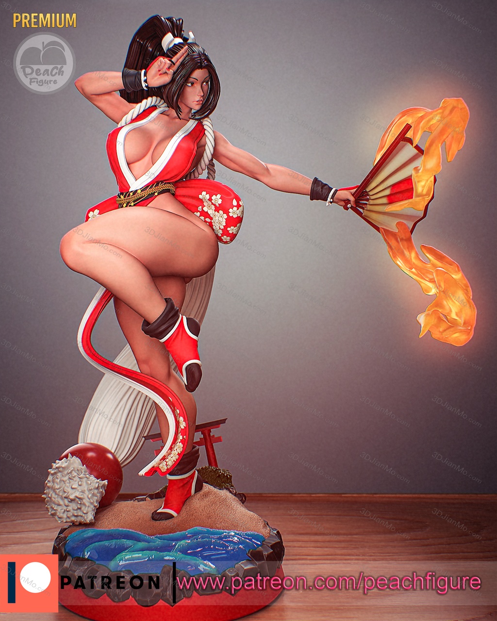 Peach Figure 拳皇 不知火舞