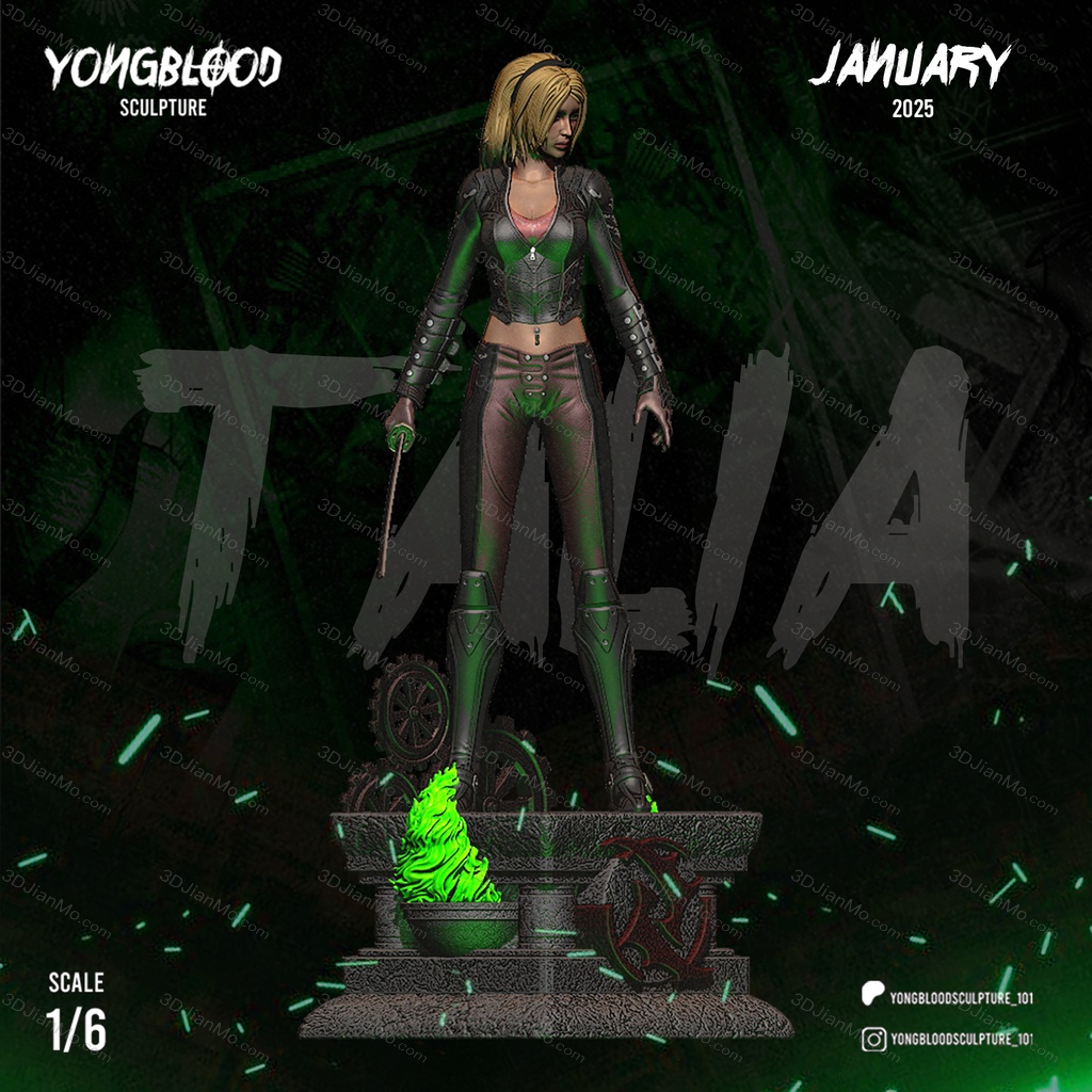 Yongblood Sculpture DC漫画 塔利亚·艾尔·古尔