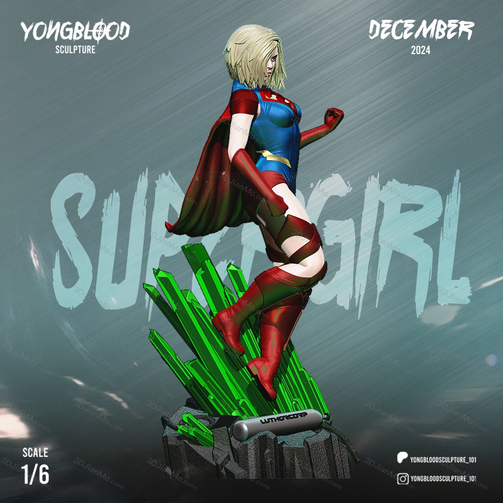 Yongblood Sculpture DC漫画 女超人