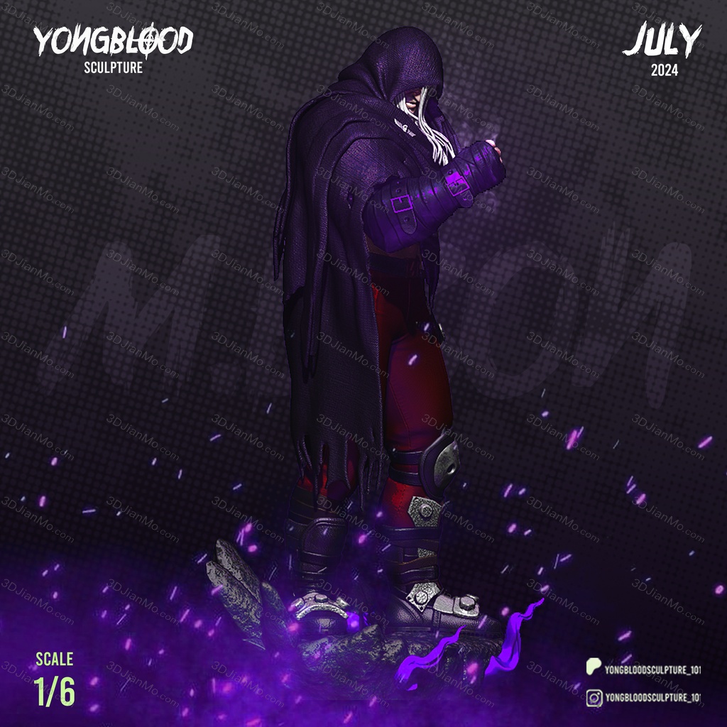 Yongblood Sculpture 街头霸王 将军拜森
