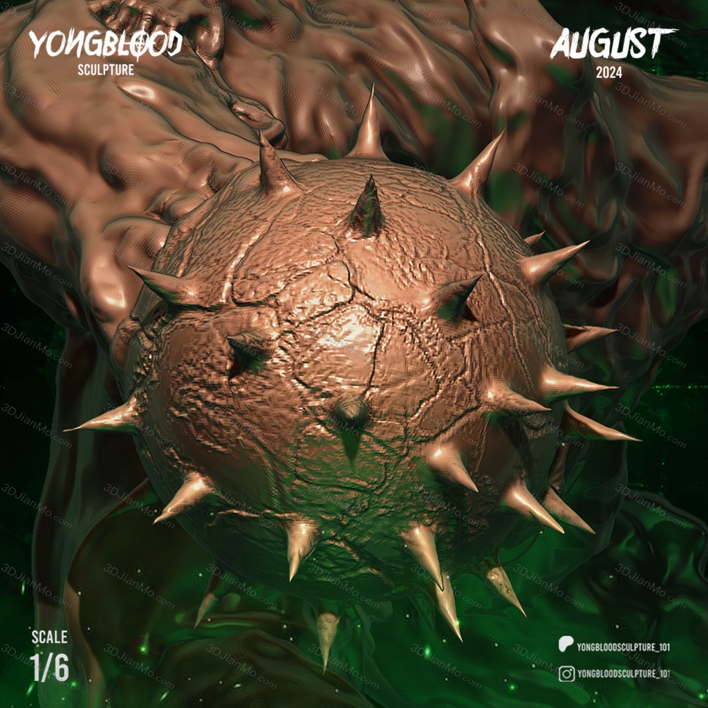 Yongblood Sculpture DC漫画 泥脸