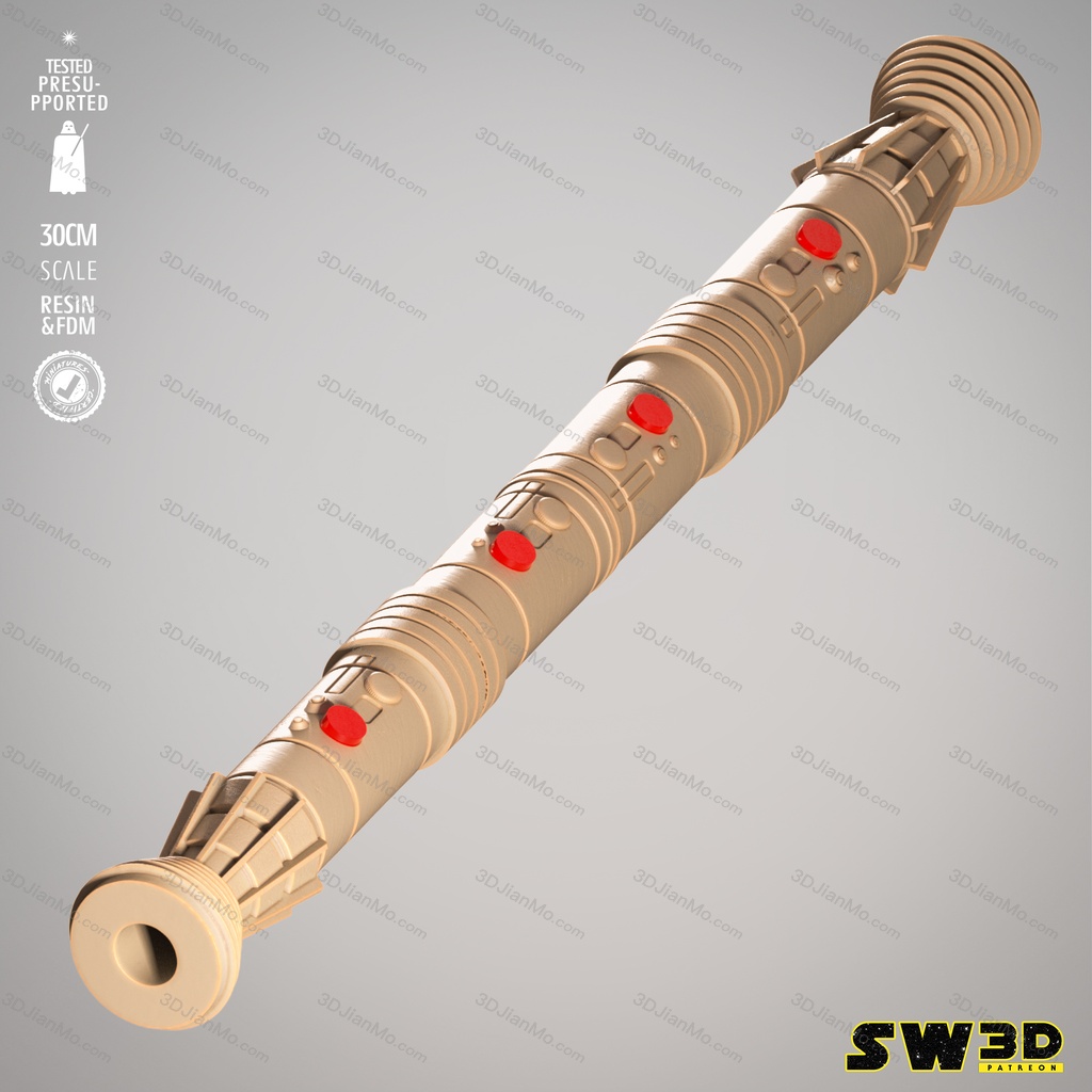 SW3D 星球大战 达斯·摩尔的双头剑